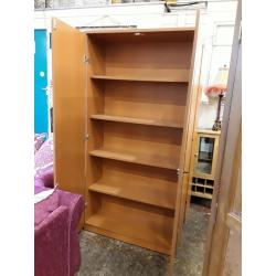 Lockable storage cupboard approx 100cm wide 200cm tall depth 40cm