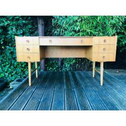 Mid century Meredew dressing table / desk and stool