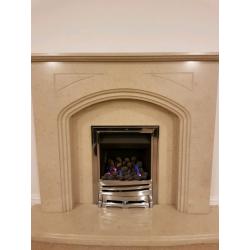 Gas fire + surround