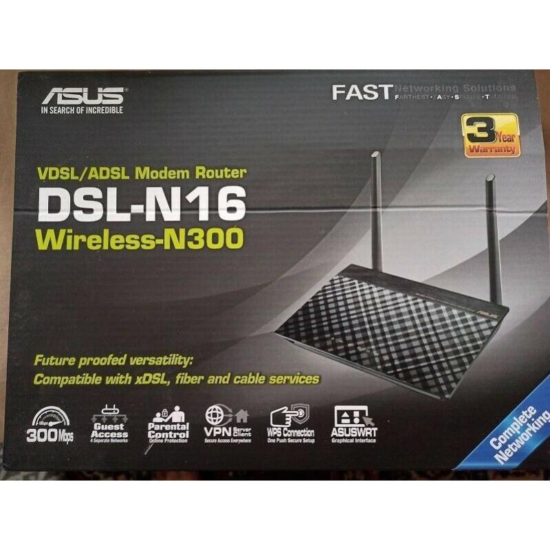 ASUS DSL N16 300Mbps Modem Router