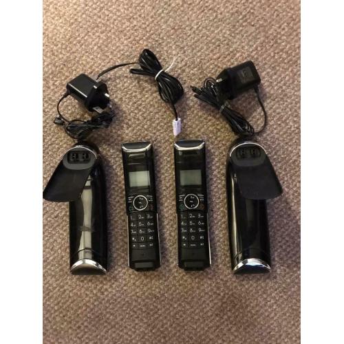 Cordless Telephone Set With Built In Answering Machine