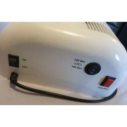 Uv nail lamp with gel polishes including CND shellac