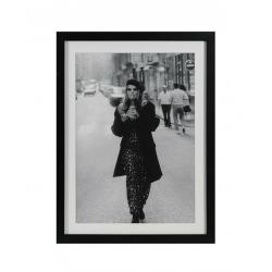 Smoking Walking Woman