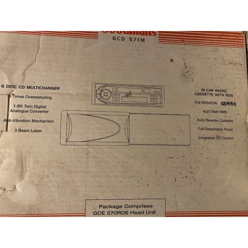 Goodmans Car CD changer and head unit