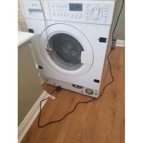 Neff integrated washing machine