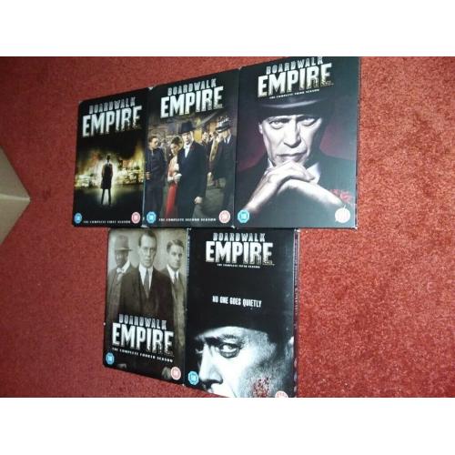 Boardwalk Empire Complete DVD Collection for sale.