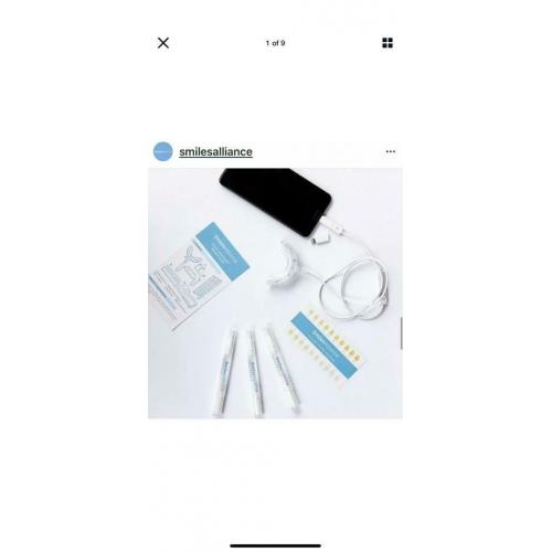 Smileaglin teeth whitening kit brand new