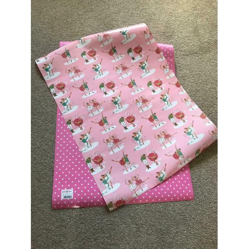 6 x Cath Kidston wrapping paper sheets, gift wrap