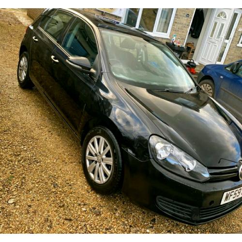 Vw golf mk6 2010 breaking 1.6 tdi black 5 door bonnet bumper wing