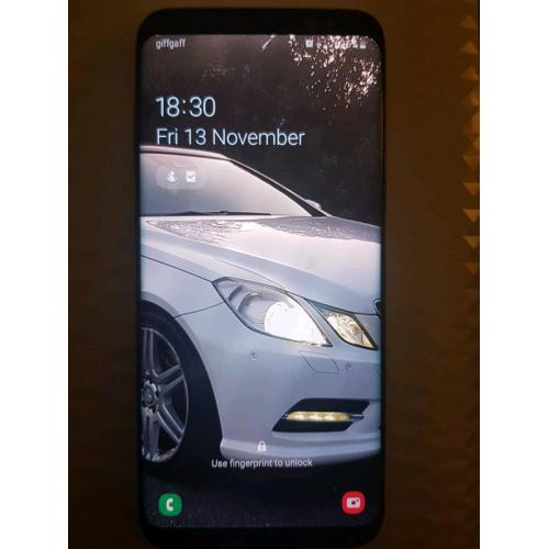 SAMSUNG S8 CORAL BLUE 1 YEAR OLD