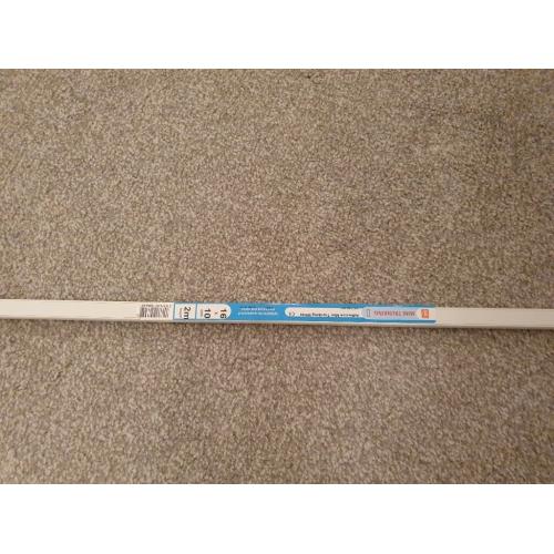 White adhesive mini trunking