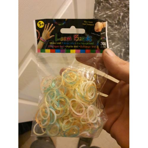 Glow in dark loom bands FREE