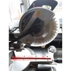 Sliding chop saw mitre saw with laser