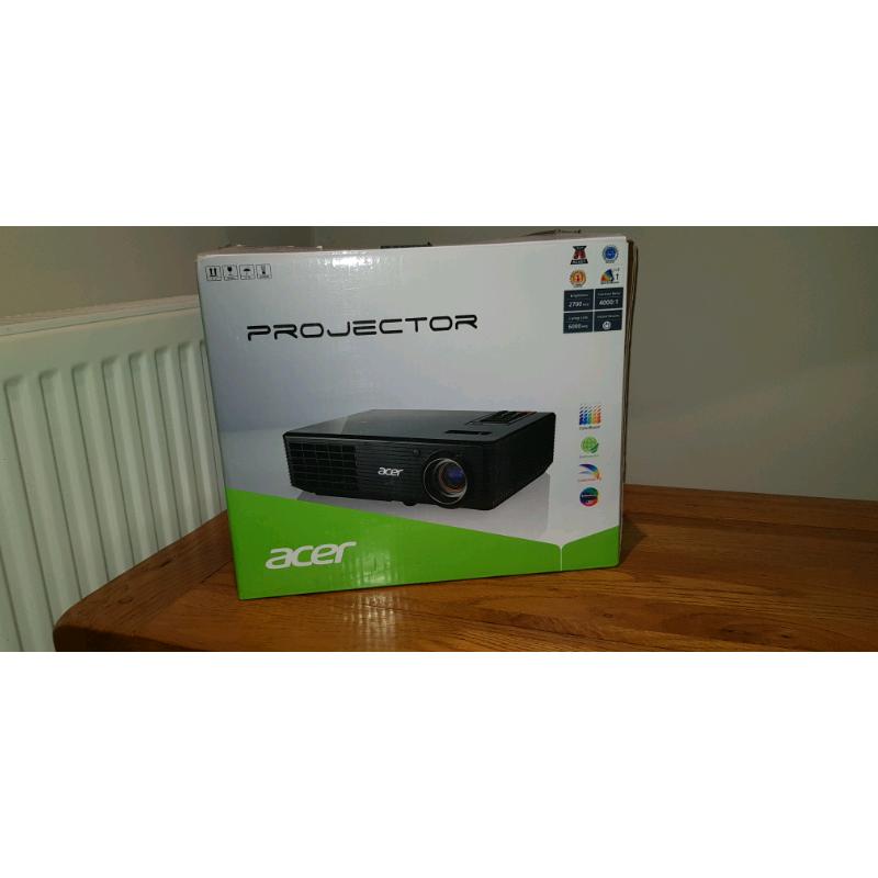 Home cinema projector and screen