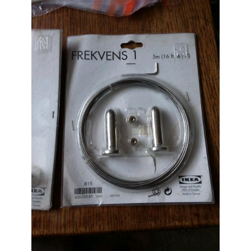 IKEA curtain wire accessories ?4 the lot