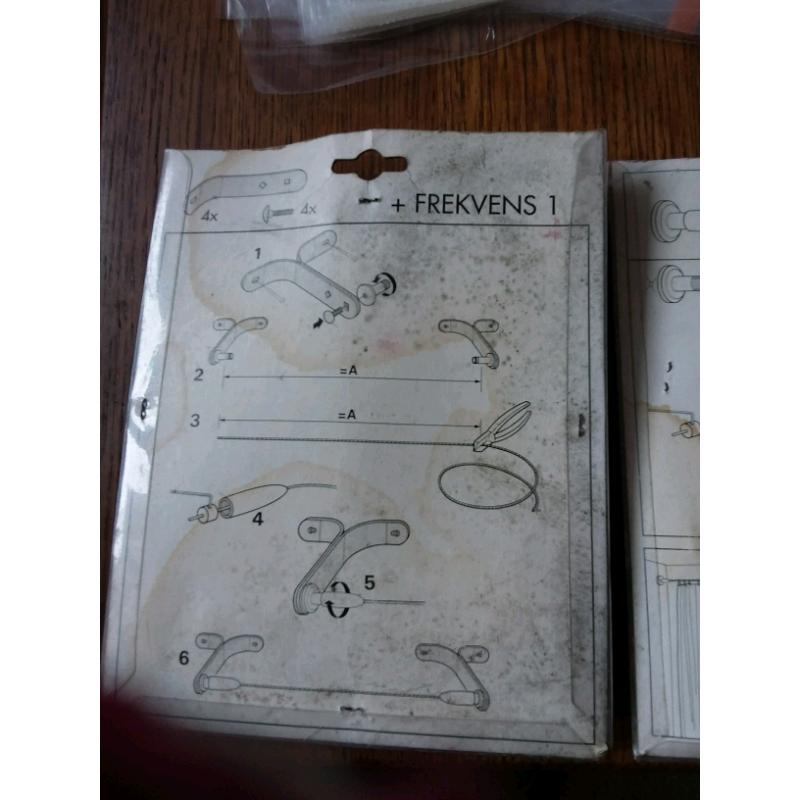 IKEA curtain wire accessories ?4 the lot