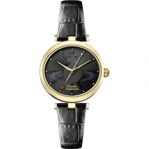Vivienne Westwood Belgravia leather strap ladies watch VV184BKBK