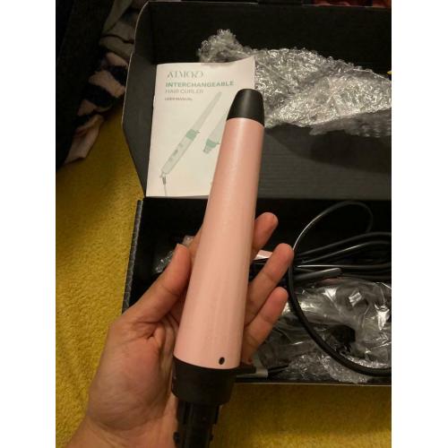 Hair curling wands interchangeable