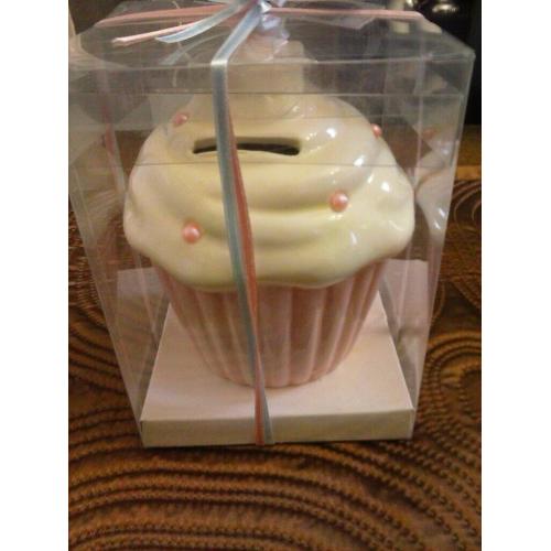 NEW CUTE CUPCAKE MONEY BOX