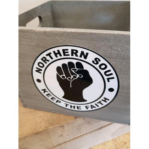 Northern soul record box