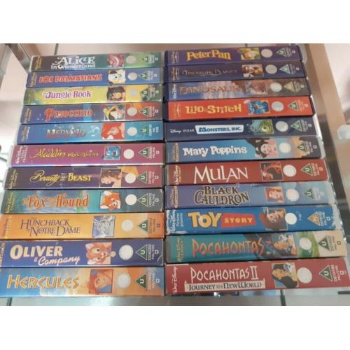 *DISNEY* CLASSIC VIDEOS plus DREAMWORKS & WARNER BROS. plus VCR PLAYER