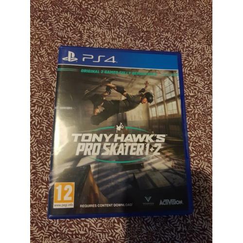 Tony Hawks 1 + 2 ps4