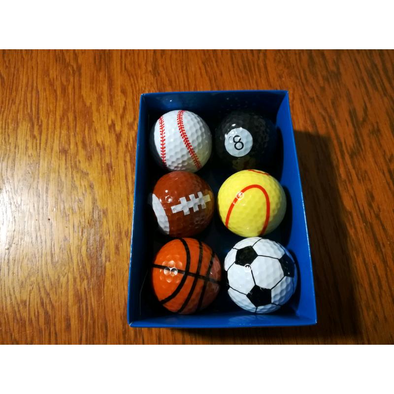 Novelty golf balls