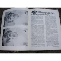 SPURS RARE PROGRAMME - BOURNEMOUTH v TOTTENHAM - PRE-SEASON FRIENDLY MATCH PROGRAMME - 29/7/72