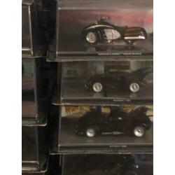 Collection of Batman vehicles.