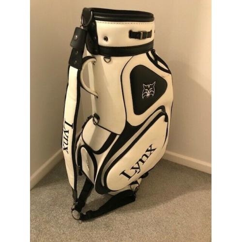 Leather Lynx Tour Golf Bag (Like new)