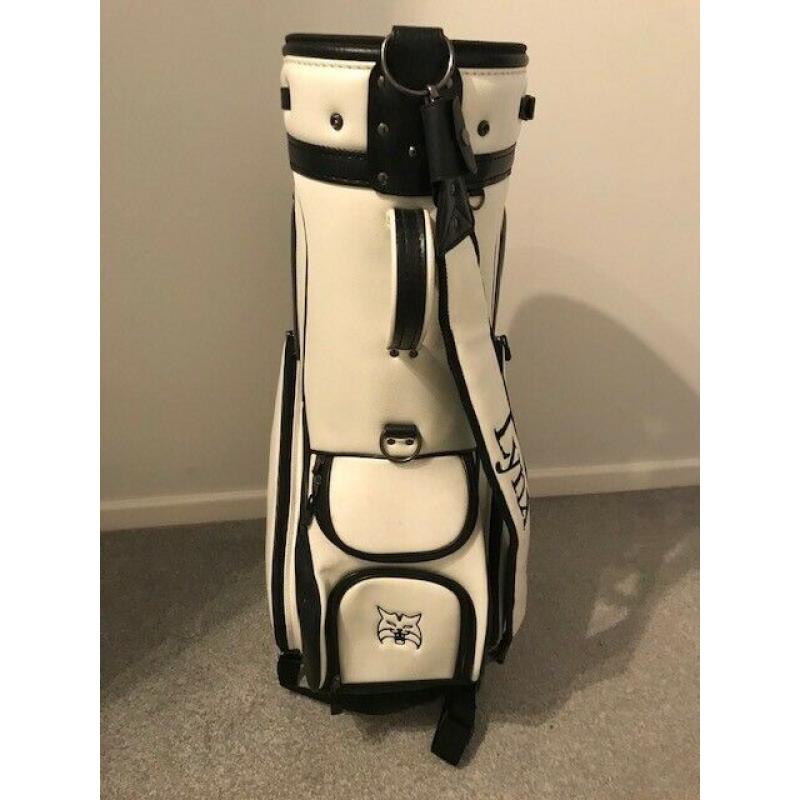 Leather Lynx Tour Golf Bag (Like new)