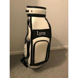 Leather Lynx Tour Golf Bag (Like new)
